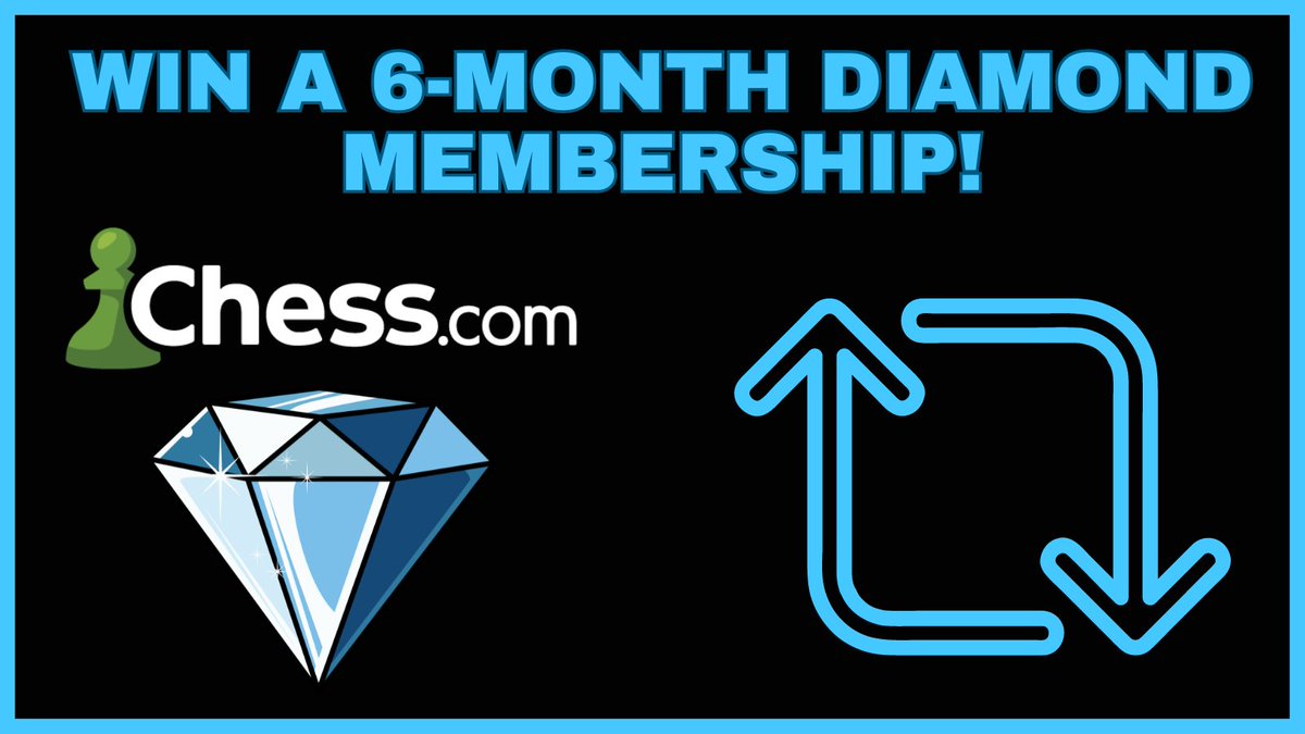 Lona_Chess's tweet image. In honor of @KrykunYuriy appearing on my podcast this week, I&apos;m giving away a 6-month Chess.com diamond membership!

To enter to win:
☑️1. Follow this account
☑️2. Retweet this post

🎧Listen to Yuiry&apos;s episode here: adultchessacademy.com/blog/082-chess…