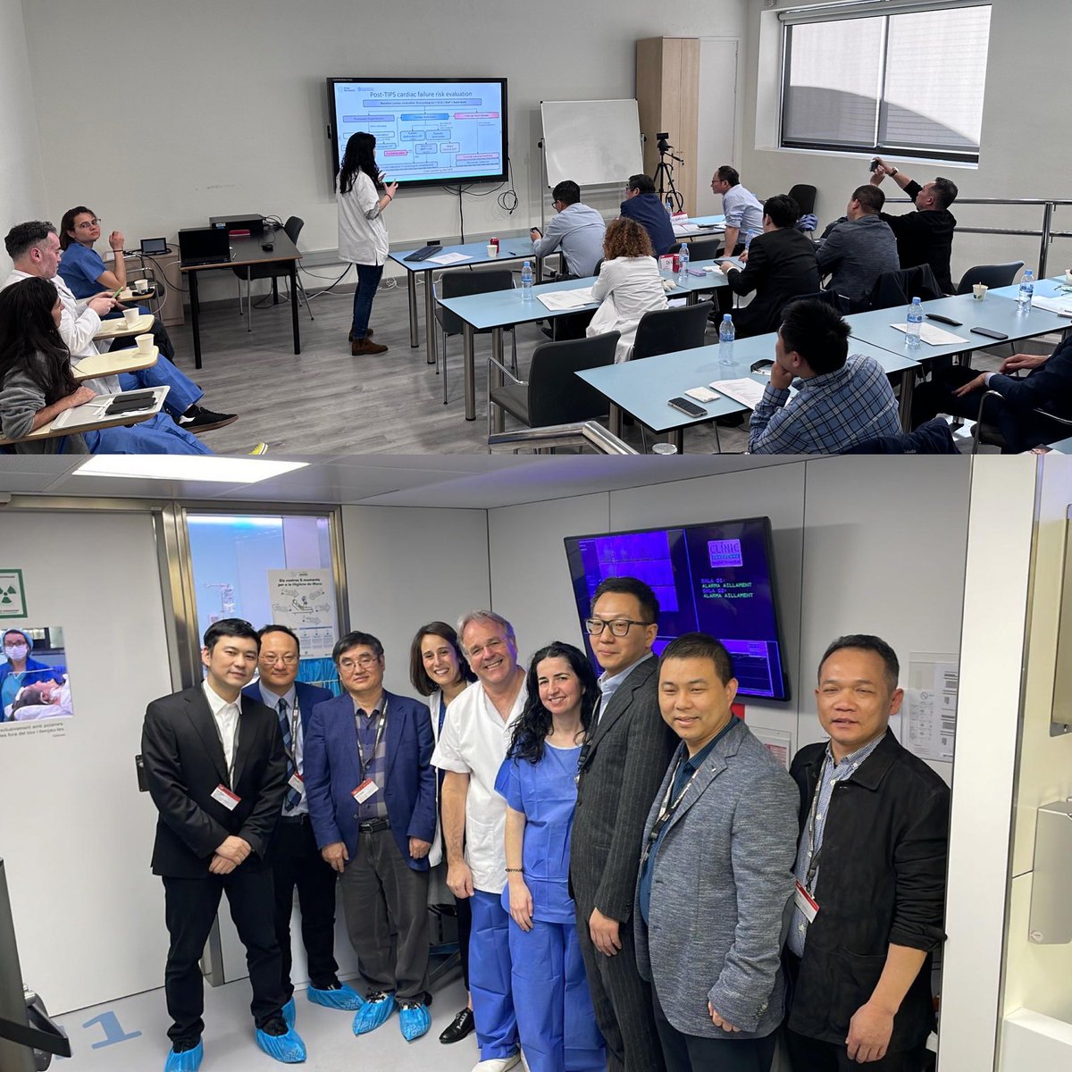 Today and tomorrow a group of physicians from Xina are visiting our unit. Happy to share clinical experiences and knowledge @hospitalclinic @idibaps @CIBERehd @ERN_RARE_LIVER @liverunitclinic