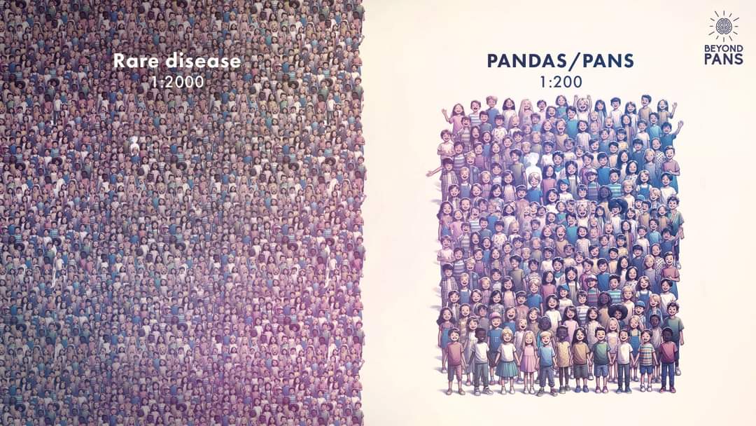 #PansPandas is not rare just rarely diagnosed here in UK 
#PansPandashour
#PansPandasUK
