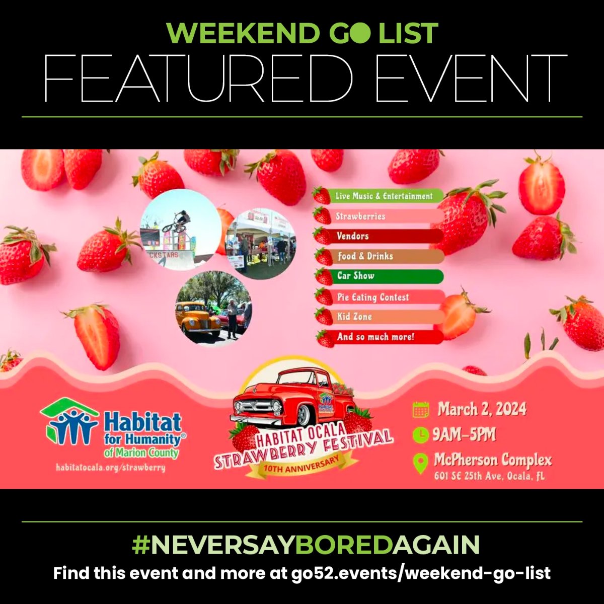 go52events's tweet photo. Hello weekend, we've been waiting for you! 🎉 It's about time to kick off those work shoes and embrace the endless possibilities of excitement with this week's incredible Weekend GOList. 🌟
📎 Weekend GOList: https://t.co/MazesheapJ https://t.co/4iHDGftAce