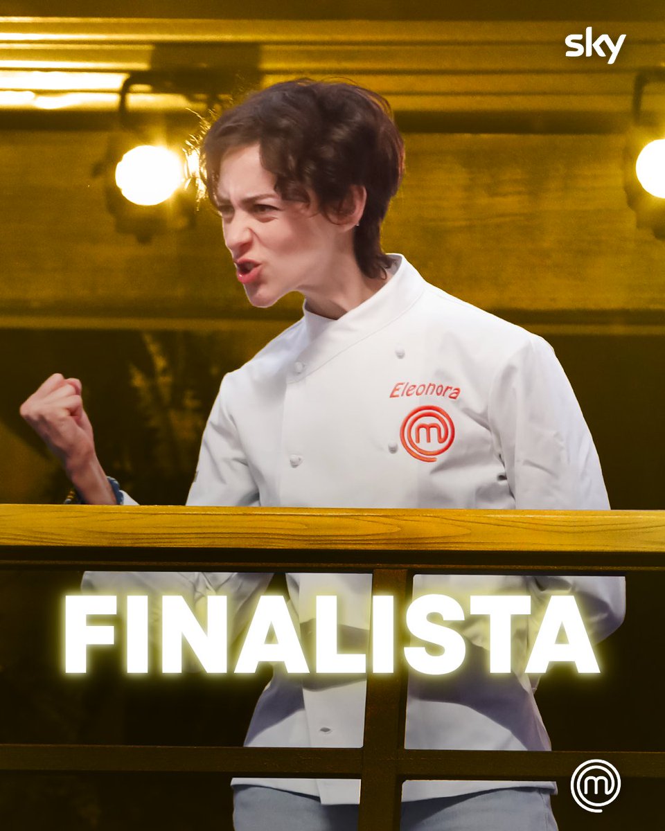 MasterChef_it's tweet photo. Eleonora sei la prima finalista di #MasterChefIt 🤩 https://t.co/DaB4lvroCC