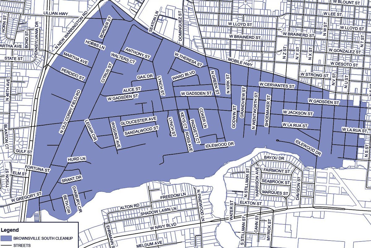 myescambia's tweet photo. 📢 A neighborhood cleanup for #District2 residents in Brownsville South will take place Wednesday, March 6. Check out the map below for the cleanup area.

👀 Questions? Call 850-595-3499 or email mprogers@myescambia.com

👉 Read more: https://t.co/2otbgbiZPf https://t.co/04XRv52qll