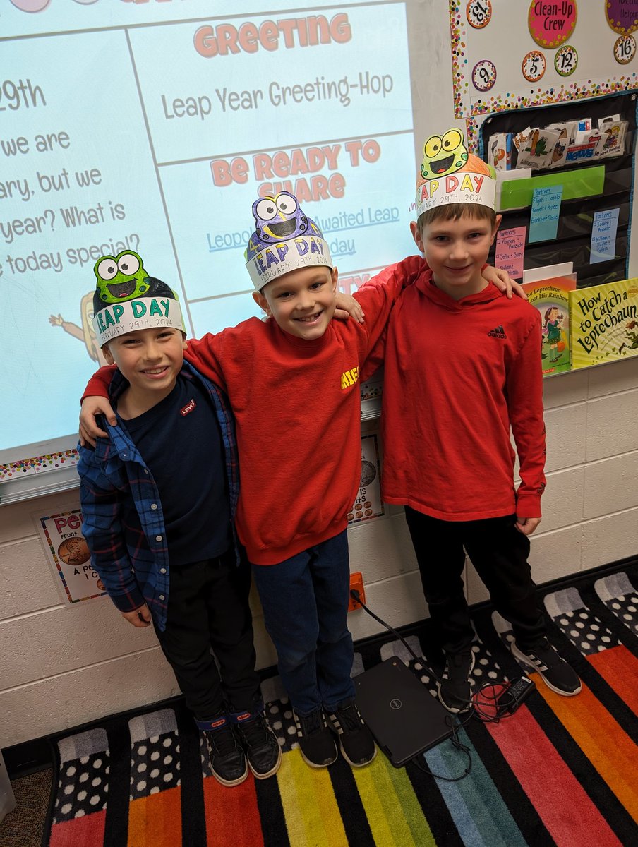 mrswillingham's tweet photo. I'm grateful for this extra day in February with these extra hard workers! 🐸🗓️ https://t.co/dPtbeGQP09