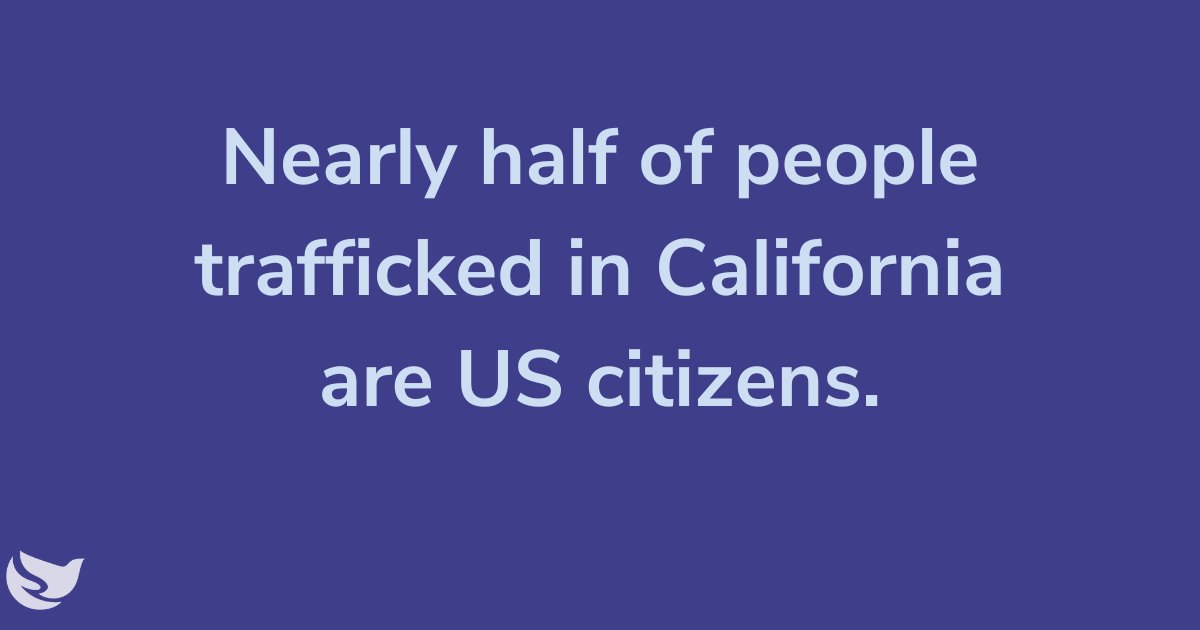 "...the foreign-born share of trafficked people has risen dramatically. In California, the share of trafficked people born outside the US rose from 36% in 2015 to 54% in 2021." -PPIC