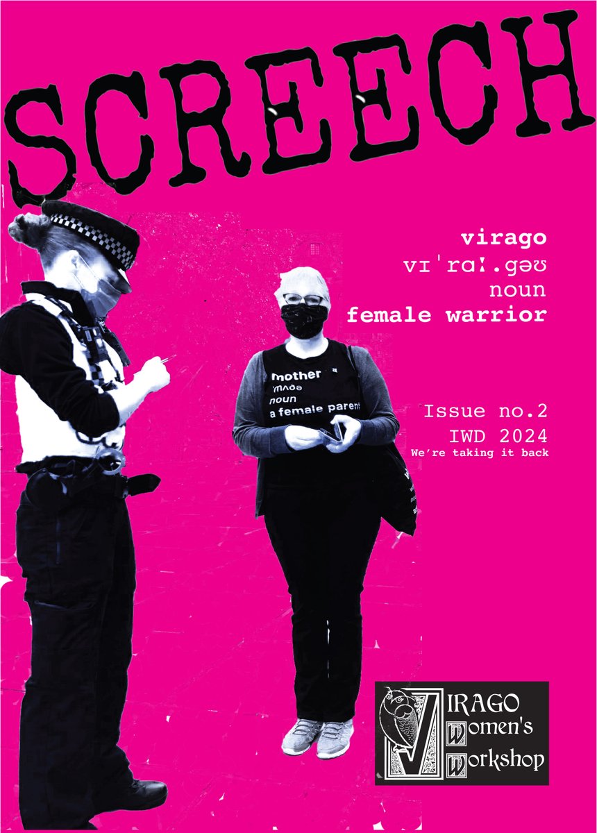 #IWD2024 is coming, and we have some exciting stuff going on! On Fri 8th March 6:30pm <a href="/ViragoWomen/">ViragoWomensWorkshop</a>  are #TakingItBack, reclaiming what's ours and celebrating #Women! We will launch #Screech2 with readings, refreshments, fizz and merriment. There will also be an art expo - #Woman