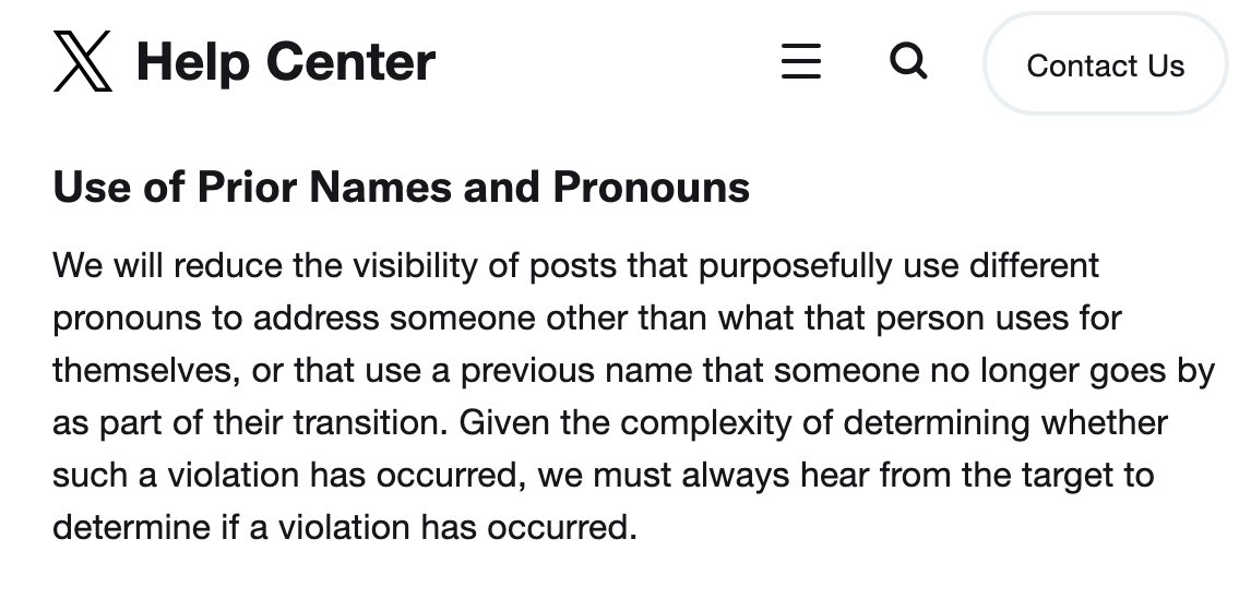 Don't look now but X (formerly Twitter) quietly restored their ban on misgendering and deadnaming trans people - as long as it's reported by the target.