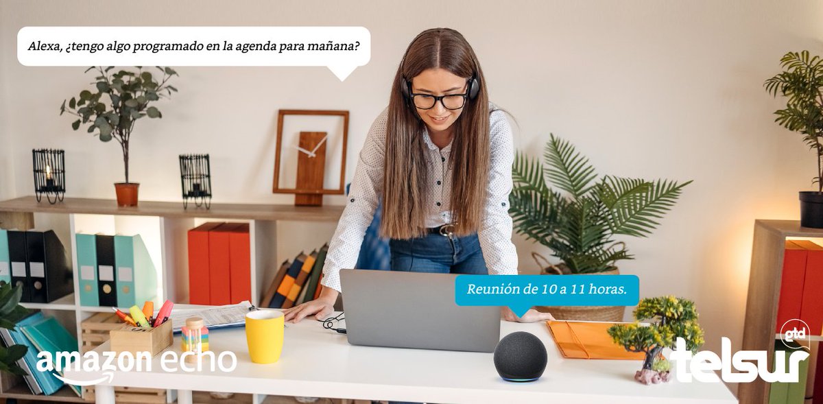 🔊💡 6 formas de integrar tu #Alexa de #Telsur en tu vida diaria: controla tu hogar, organiza tu agenda, mantente informado, disfruta de entretenimiento personalizado, mejora tu sueño y adquiere compañía asegurada. ¡Activa las Skills y facilita tu vida! bit.ly/49y4FAV 📲