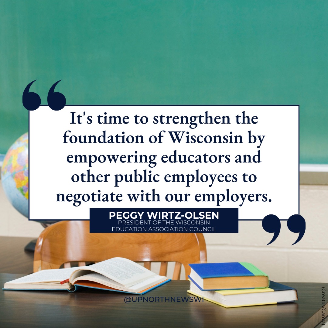 Having a front-row seat to what happens in our schools gives us unique insights, making us passionate advocates for restoring our rights to negotiate with our employers. Read more at the link in bio. #wisconsin #wisconsinnews #education