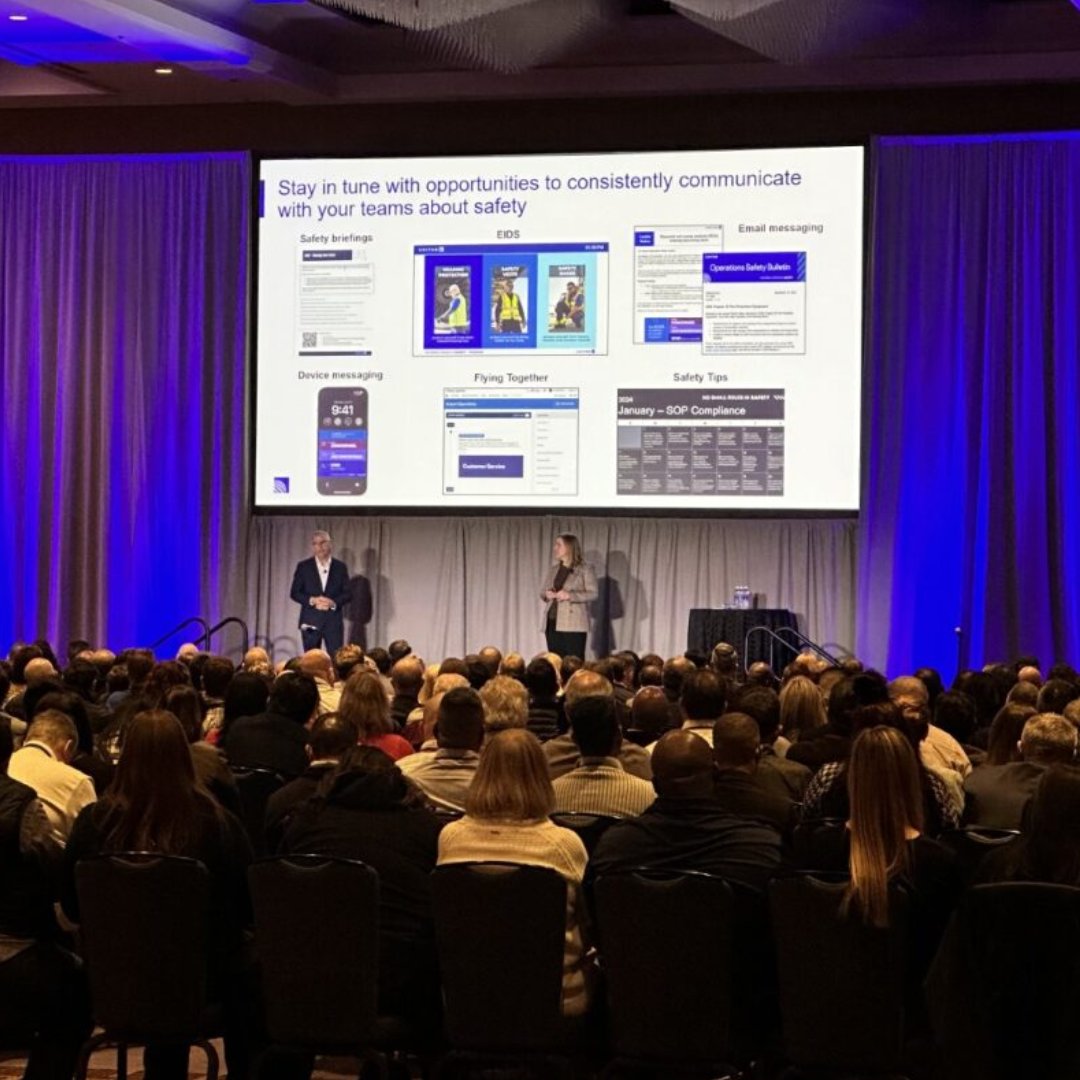 What did we get out of the AO Leadership Conference? That #aosafety uses multiple communication channels to get our messages across. Stay tuned on our social media platform, and keep an eye on your EIDS and your #united emails. #safetycommunication