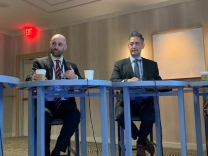 BlankRomeLLP's tweet photo. Anthony Rapa was thrilled to join @BISgov’s Dan Clutch yesterday @ACI_Conferences’ inaugural Advanced Forum on Global Export Controls. They provided updates on #exportenforcement & the Disruptive Technology Strike Force: https://t.co/iVHjnk7qOM https://t.co/GGqmuIeMkH