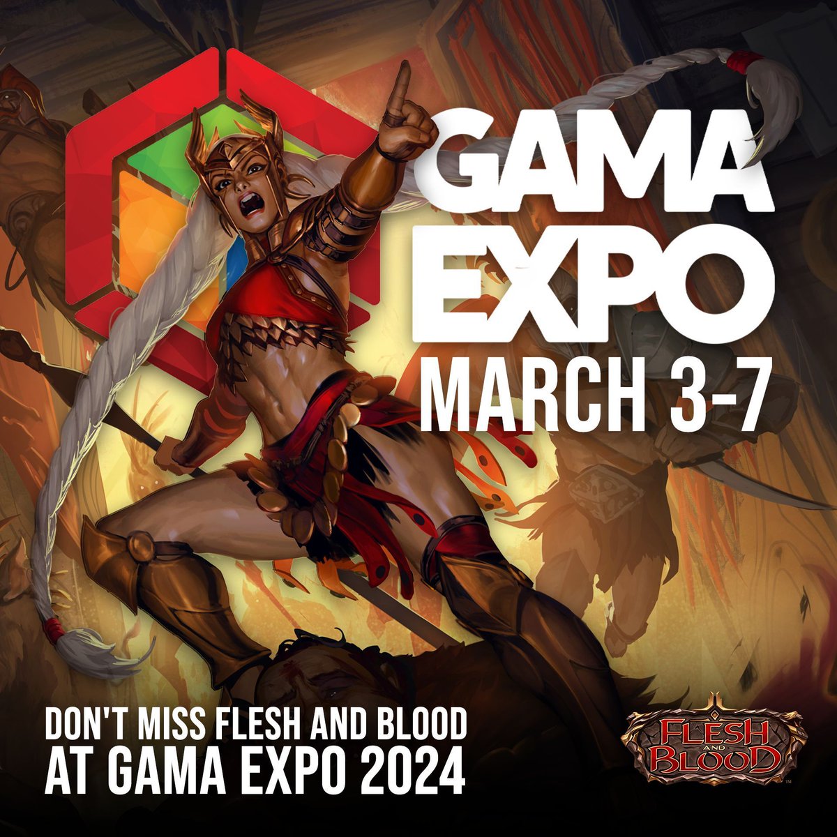 See you at GAMA Expo from Mar 3-7! 🔥 Find us at Booth# 670!

gama.org/page/gama-expo 

#fabtcg
