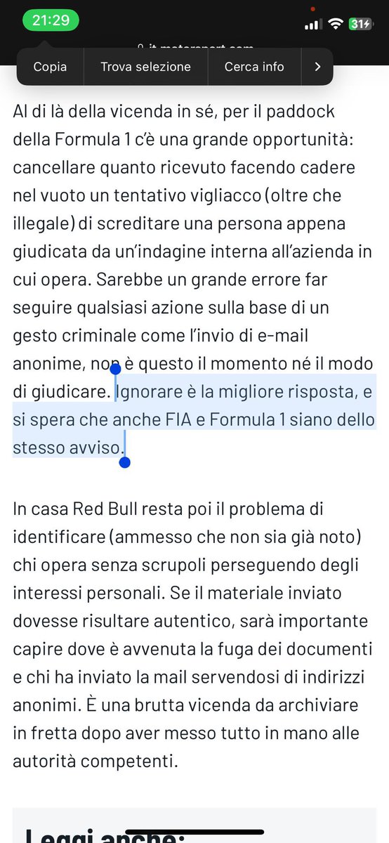 ho avuto sempre tanta stima per Roberto ma l'articolo che ha scritto è aberrante ma come fai a dire che "ignorare è la miglior risposta" 

è sicuramente da punire quello che ha fatto il giornalista, ma ignorare e mettere tutto sotto il tappeto è come violare la vittima 2 volte