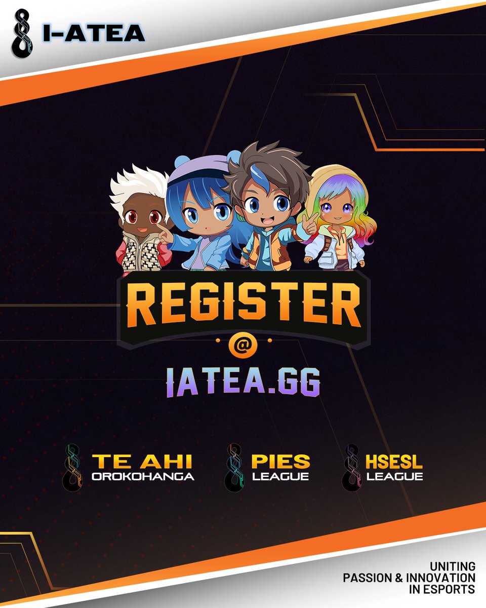 We are excited to announce our I-ATEA Esports Program is officially LIVE and ready to ignite your passion for gaming like never before! 🌟
-
From intense showdowns to friendly competitions, we've got it all! REGISTER at iatea.gg TODAY✍️

#IATEA #Esports #LevelUp