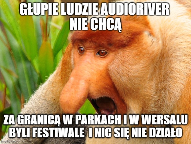 AkcjaRogi's tweet photo. Orlicz-Rabiega - Organizator festiwalu audioriver w Łodzi na spotkaniu z mieszkańcami próbował dowodzić, że za granicą to festiwale w parkach i nawet w Wersalu się odbywajo
#nosacz #audioriver #głupieLudzie #łódź #wersal https://t.co/kXw5UVjkCS
