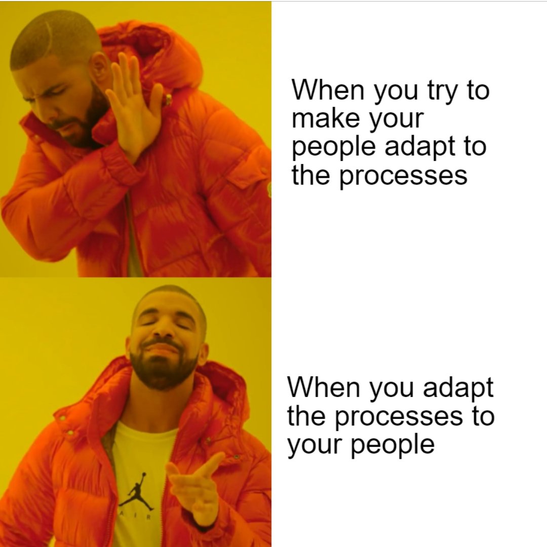 bmoskwa's tweet image. Time to get serious about your #Processes? This #Meme says it all!

#strategiesforsuccess #strategies #FckStrategy #peoplefirst #peoplemanagement #DTC #Retail