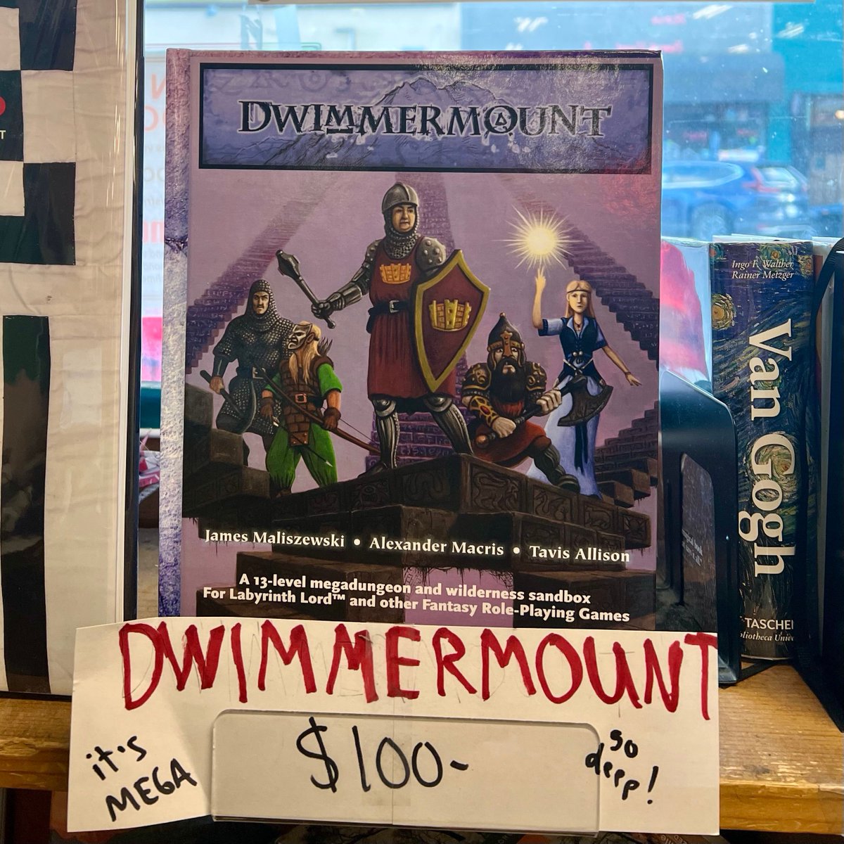 Dwimmermount book available for our RPG fans! It's mega! So deep!