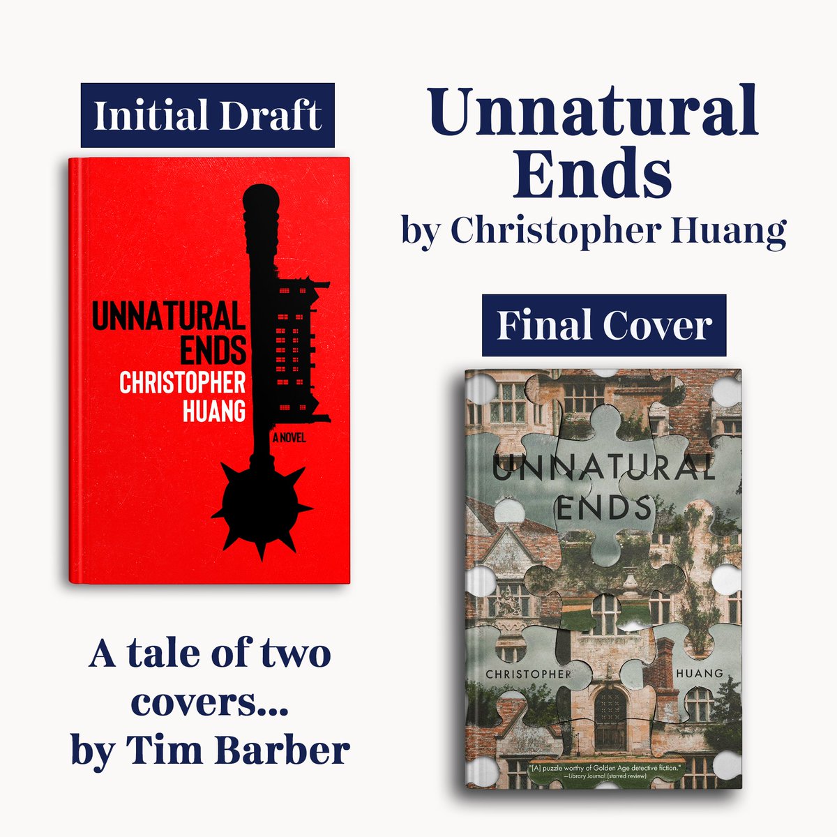 Inkshares (@inkshares) on Twitter photo The cover for his most recent novel UNNATURAL ENDS was designed by the incredibly talented Tim Barber of <a href="/dissectdesigns/">DISSECT DESIGNS</a>.
Head over to our Substack to read more about how the process of cover design unfolds, as well as some other fun alternate covers for both of Chris’ novels! The cover for his most recent novel UNNATURAL ENDS was designed by the incredibly talented Tim Barber of <a href="/dissectdesigns/">DISSECT DESIGNS</a>.
Head over to our Substack to read more about how the process of cover design unfolds, as well as some other fun alternate covers for both of Chris’ novels!