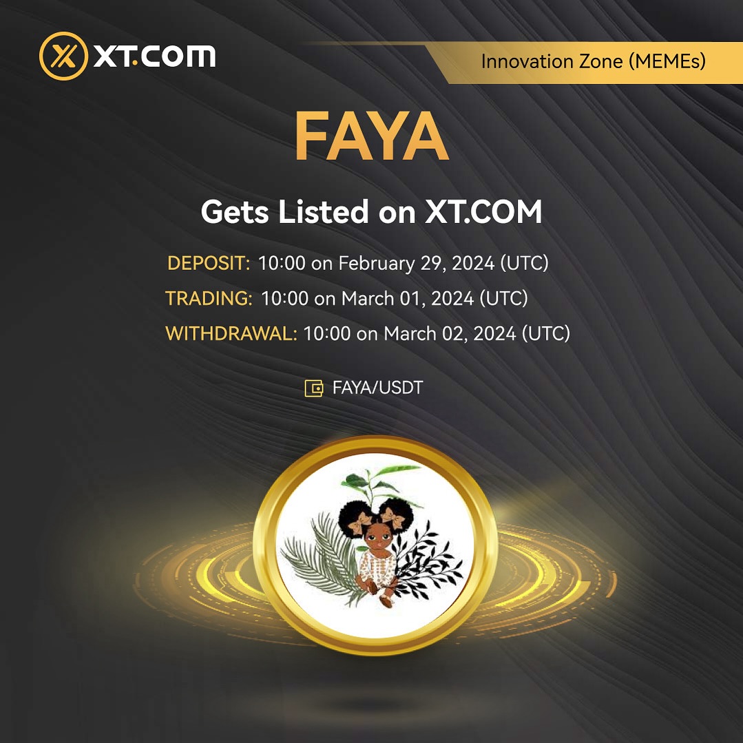 fayawld's tweet photo. $FAYA trading will start less than 24 hours on @XTexchange | FAYA/USDT | 

https://t.co/L8hHcCLdAM

#FAYAWLD #FAYA #XT #USDT https://t.co/ObLjIKON70