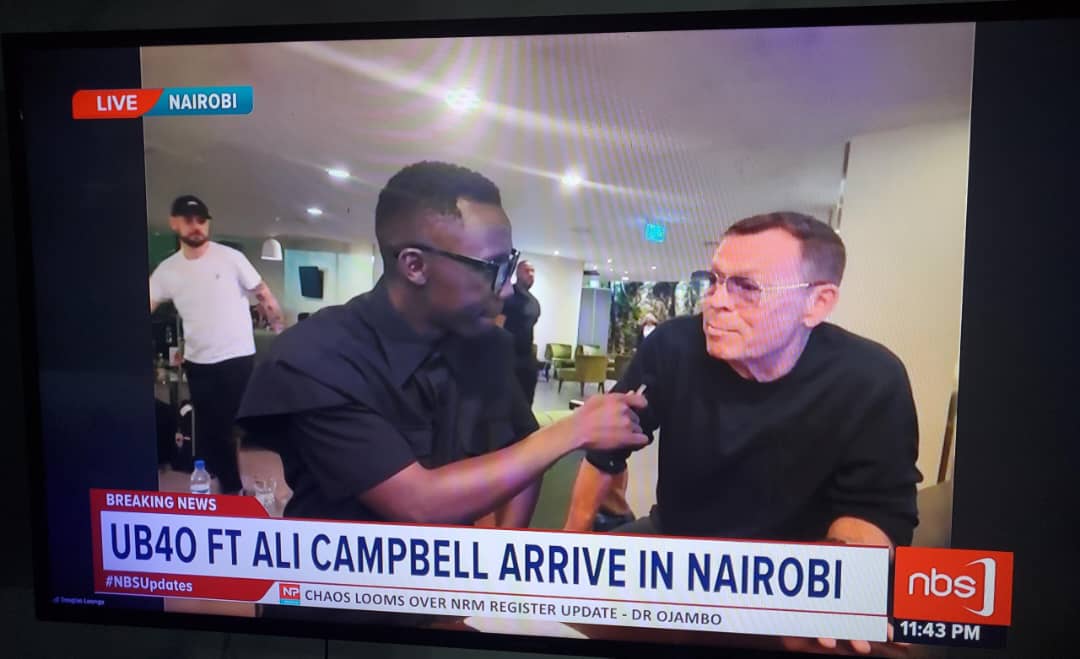 Thank you @DouglasLwangaUg . We are ready pick #UB40FtAliCampbell him now at entebbe Internatiinal Airport in the next 3 hours #NobodyCanStopReggae