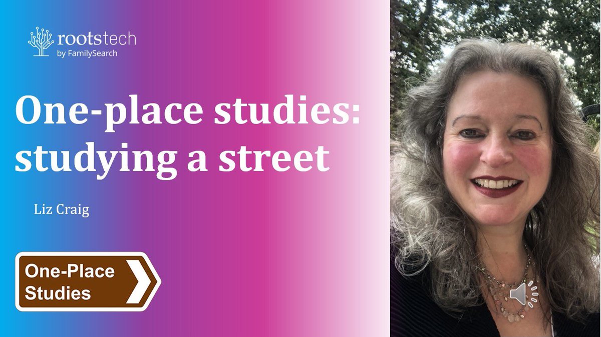 WillsmanOneName's tweet photo. If you’d like to know more about #OnePlaceStudies, I have 2 talks at #RootsTech202. This one is about my #StreetStudy. Happy to answer any questions! https://t.co/k1UruuRMZz @RootsTechConf https://t.co/i1twI0CUQm