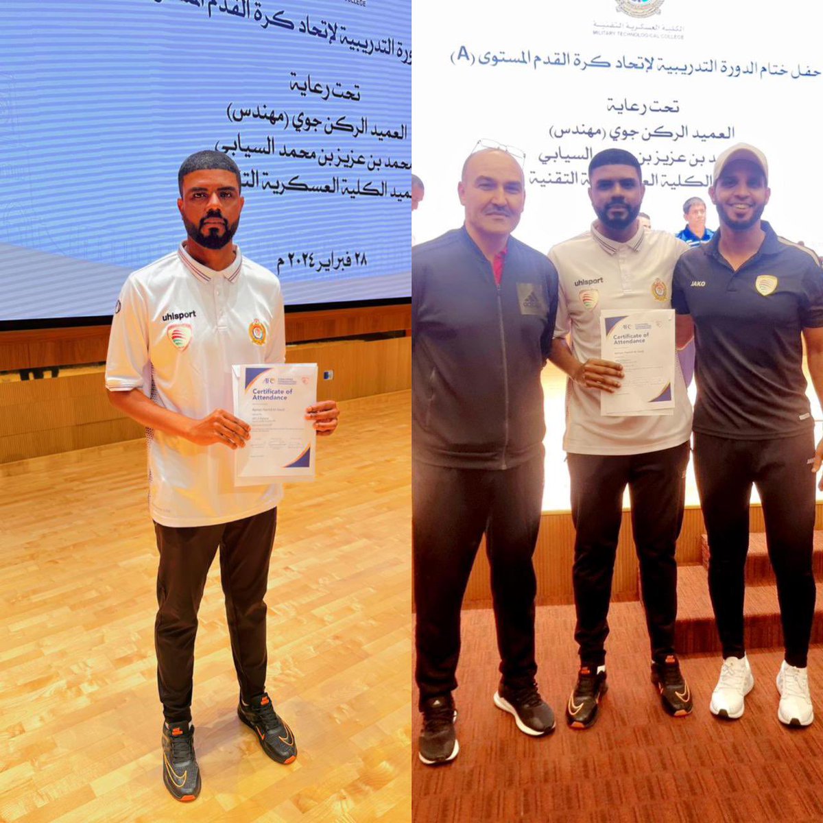 Ayman5Humaid's tweet photo. الحمدلله رب العالمين انهينا اليوم دورة المدربين الاسيوية المستوى A https://t.co/eA5LN3PvyX