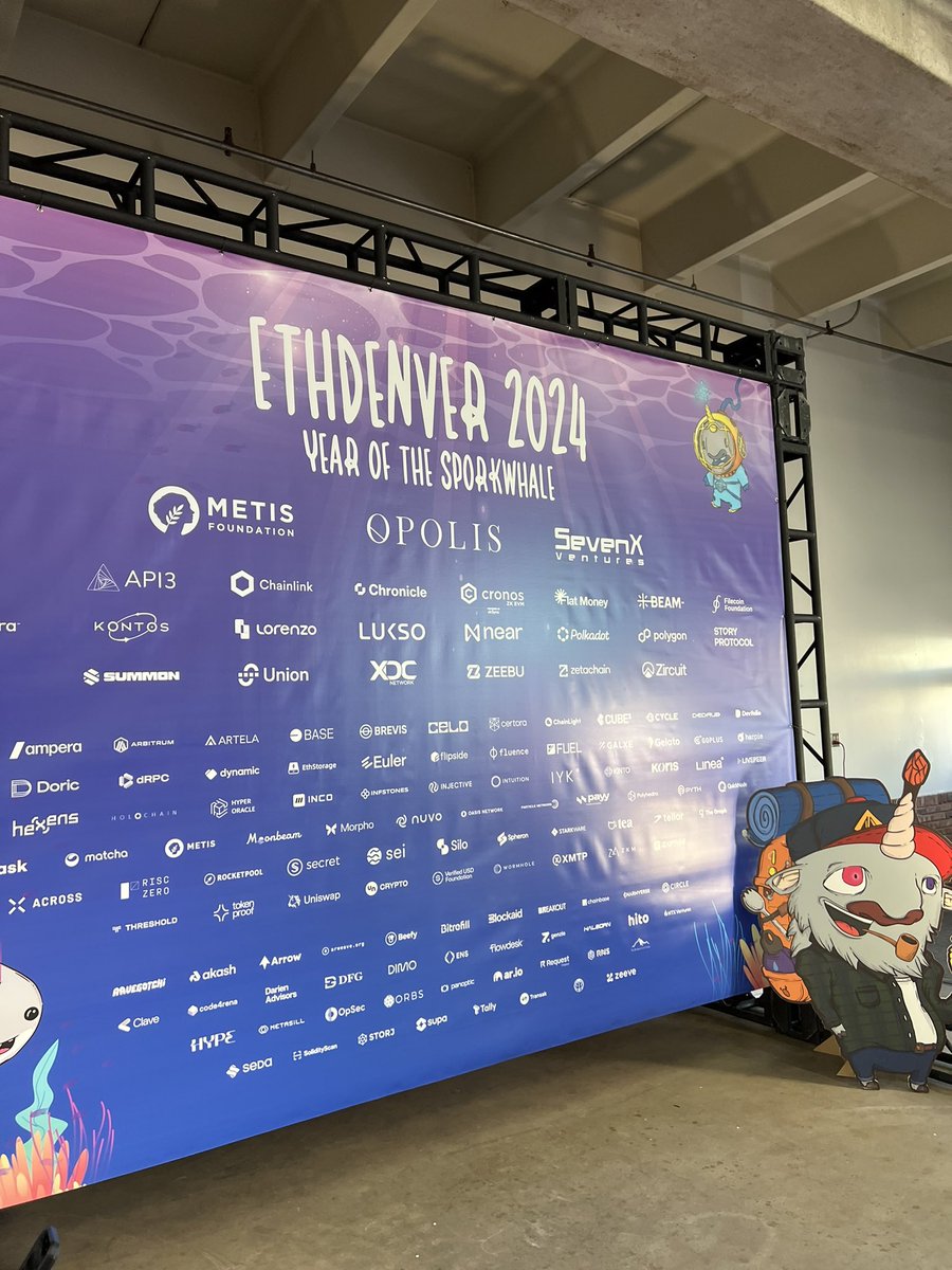 Trevor_R_Davis's tweet photo. Getting underway at my first #ETHDenver2024 conf. Looking forward to seeing @Solidus_Labs and the @Consensys teams, learning a whole about #ETH #L2s and #blockchain while repping @GregoryFCA https://t.co/vXmprSv9IK