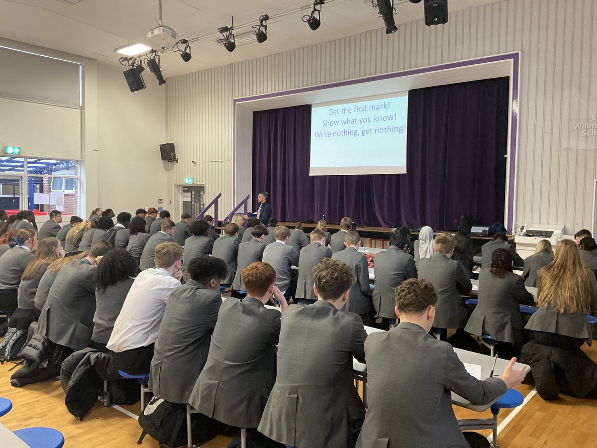 JohnWillmottSch's tweet image. Year 11 had a fantastic maths workshop today in preparation for their mock exams next week 🧮 Thank you to Mr Manners, the ATLP Trust Lead for Maths @Mannermatics #maths #gcsemaths