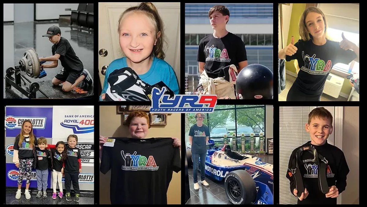 Is your child new to motorsports? @YouthRacers of America Inc. is a 501(c)(3) nonprofit designed to provide camps, clinics, safety gear & educational resources for youth racecar drivers across the nation. Join & support YRA today and help put a child safely in the drivers seat.🏁