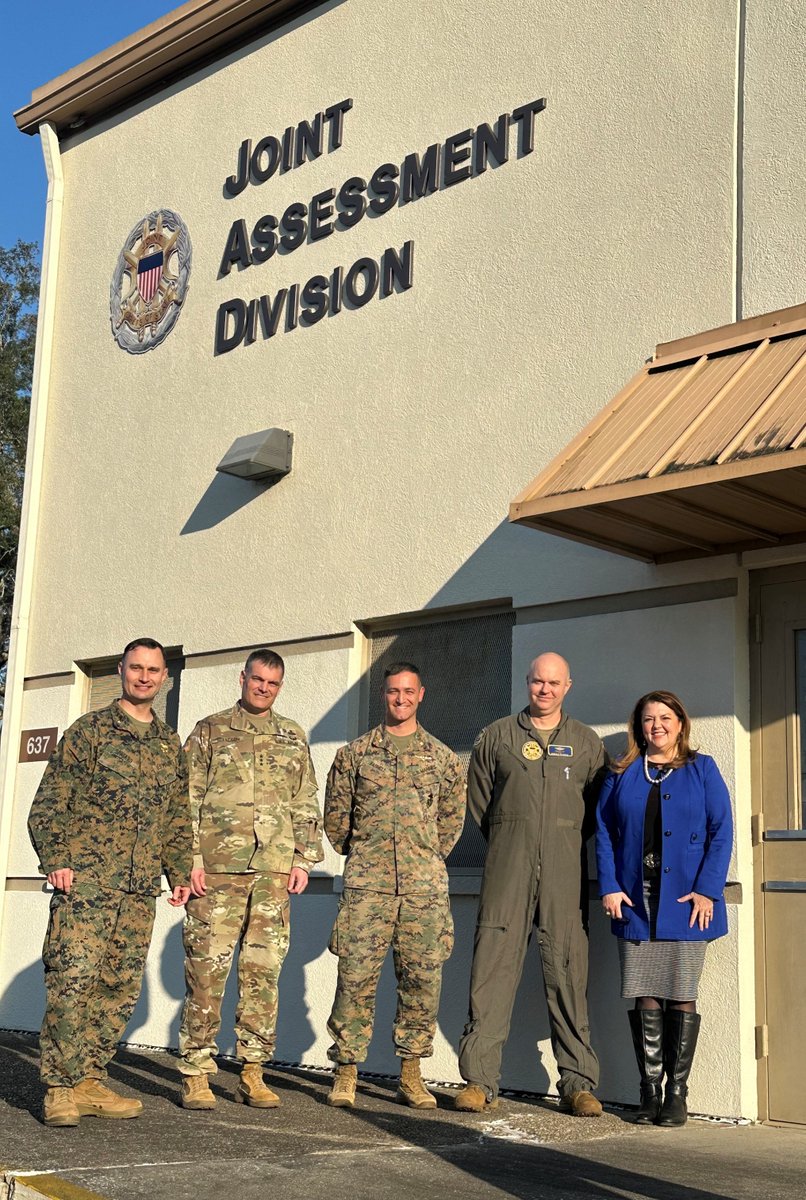 Last week, I visited our Joint Assessment Division teammates at <a href="/TeamEglin/">Eglin Air Force Base</a>. I am so proud of the team &amp; the work they do to deliver robust, independent, technically-informed operational assessments of combined &amp; joint capabilities to the Chairman. Thanks for being a great host!