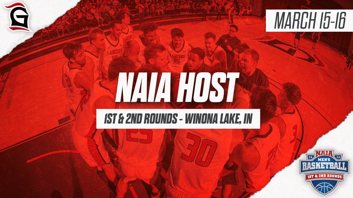 GraceLancers's tweet photo. WE'RE HOSTING!!

For the 2nd straight year, @GraceBasketball has been selected as a HOST for the NAIA 1st &amp; 2nd Rounds!

March 15-16: https://t.co/MH9sKKTBnm https://t.co/YUuduMMHTl