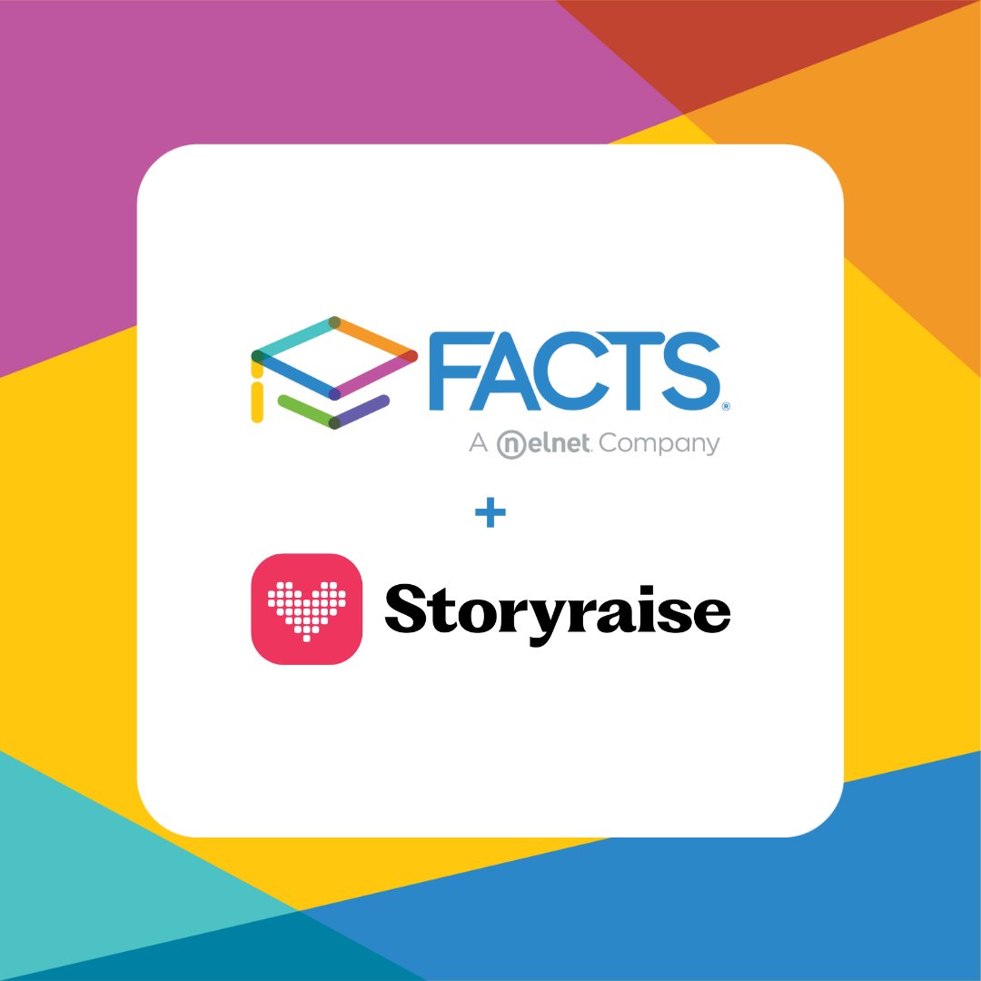 🎉We’re excited to announce a new partnership with Storyraise, a company focused on helping schools show donors the impacts of their gifts with digital, interactive impact reports. Learn more about this partnership and how Storyraise complements FACTS: bit.ly/49SF8C7'