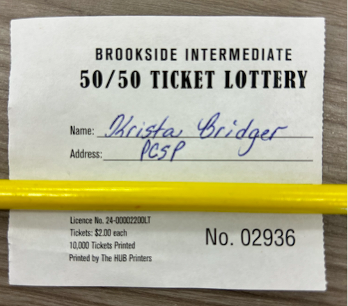 The winner of the @BrooksideInt 50/50 Fundraiser is Krista Bridger. She has won $9644.50. Congrats to Krista and her family and thanks to everyone who helped to support this initiative.