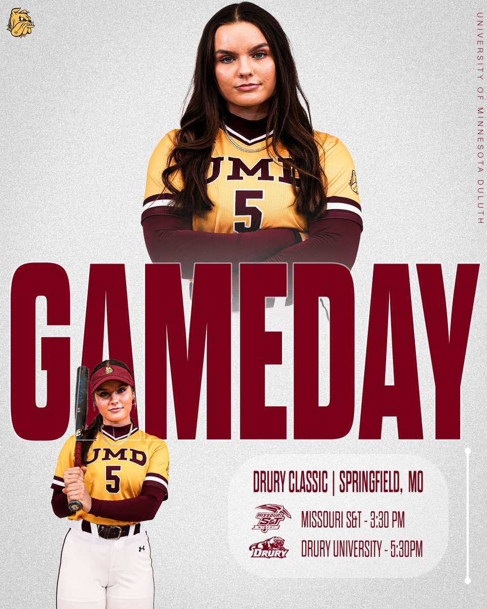 Coming at you from the Classic!

📍: Springfield, MO
🆚: Missouri S&amp;T ⏰: 3:30 p.m.
🆚: Drury University ⏰: 5:30 p.m.
📊: drurypanthers.com/sidearmstats/s…