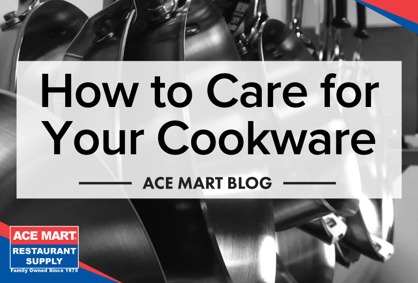 🧽🍳Cookware maintenance can be tricky, but here at Ace Mart, we can help make that part of your job easy. Check out our article on how to care for your cookware. Read now: hubs.ly/Q02mN2r50