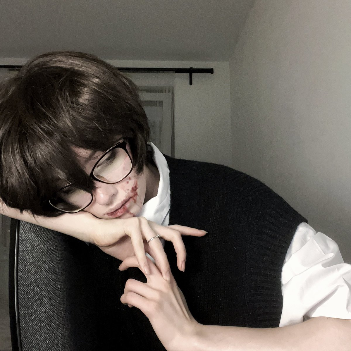 gr1m0va's tweet photo. #skylar #Lostinthecloud 
my poor boy - tg grim0va https://t.co/Szf6h6GVuu
