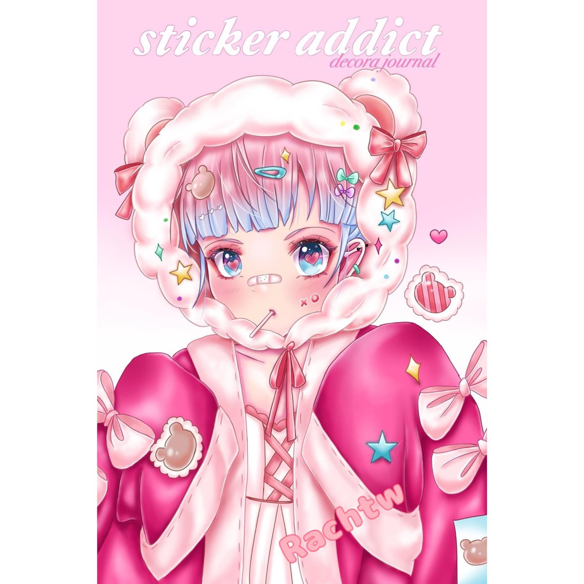 LfcRach's tweet image. New! Design drop for stickerbooks!decora journals. 16 pages and A5 size 
🍬🩷💜⭐️🩹🧸

Excited to have them produced 

#stickerbook 
#ocart