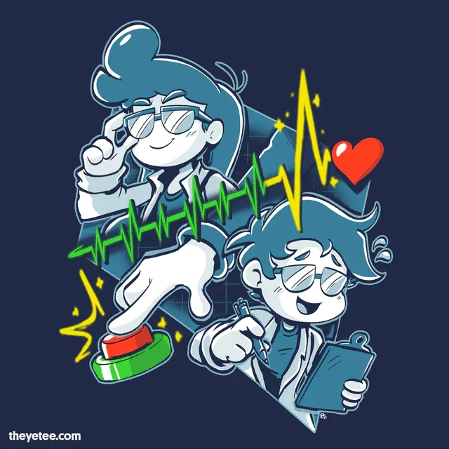 The doctor will see you now- today's your LAST CHANCE to grab these two tees from our official  collection! After today, they'll finishing up their residency, so don't miss your final opportunity to pick them up!  