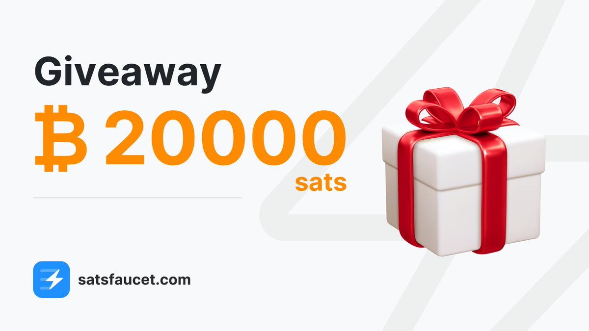 SatsFaucet tweet media