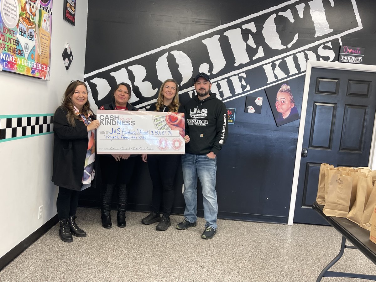 Today, we were honored to provide a $3,481.74 check to J&amp;S Hamburg South Airport. This donation will go toward their Project Feed The Kids program to help fight food insecurities in our community.