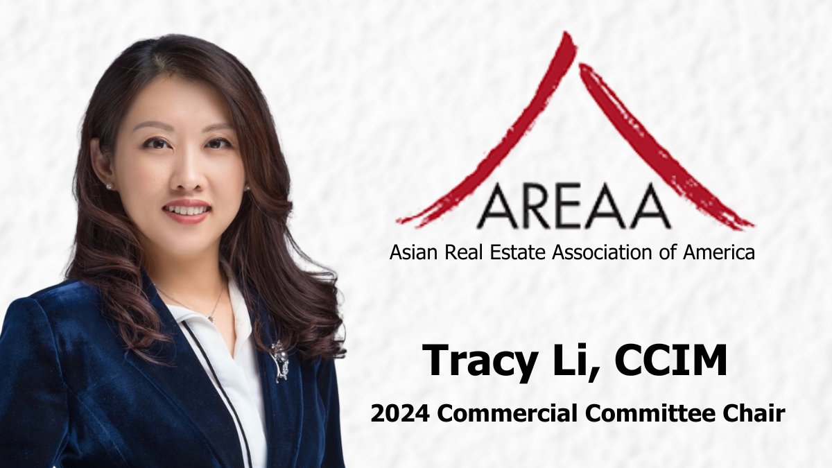 CREgrow's tweet photo. Congrats to website client Tracy Li, CCIM of XCEL Commercial Realty (https://t.co/q4iqSYY3kb) - recently appointed to lead the Asian Real Estate Association of America @AREAA as 2024 Commercial Committee Chair!
#AREAA #CCIM #NTCCIM #womeninCRE https://t.co/xg4w2wHnxQ