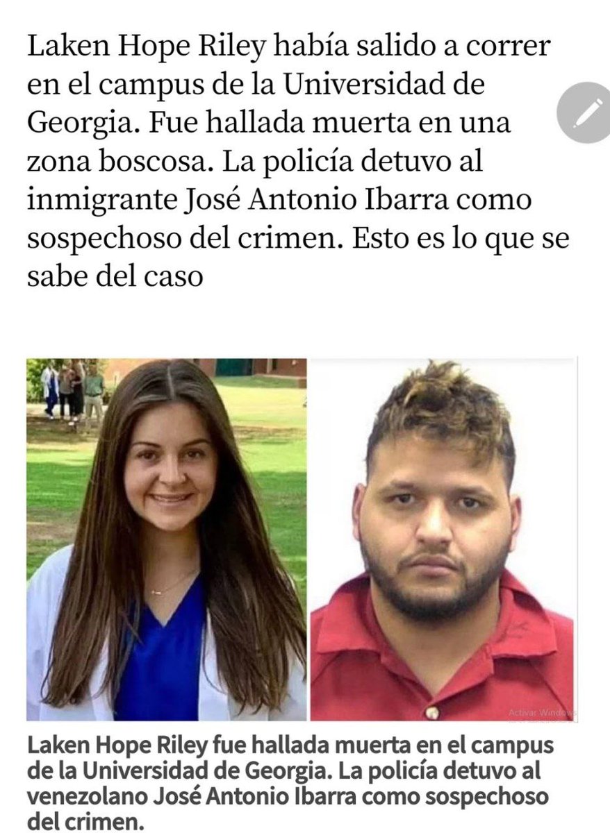 GuarimberoDigit's tweet photo. #29Feb #EEUU

Miles de personas se reunieron en una vigilia en tributo a la joven Laken Riley, una estudiante de enfermería 22 años.

Asesinada la semana pasada por José Ibarra, un inmigrante ilegal procedente de Venezuela https://t.co/5mo2Kxj6nK