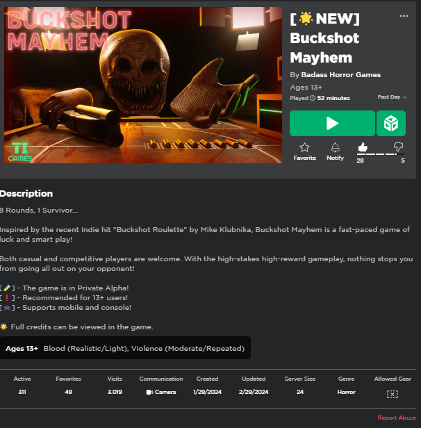 Just now i released an amazing game with <a href="/CrazyTheDev/">Crazy Captain</a> <a href="/RoyttRBX/">Roytt</a> <a href="/samuelagent3/">Samuel</a> #RobloxDev