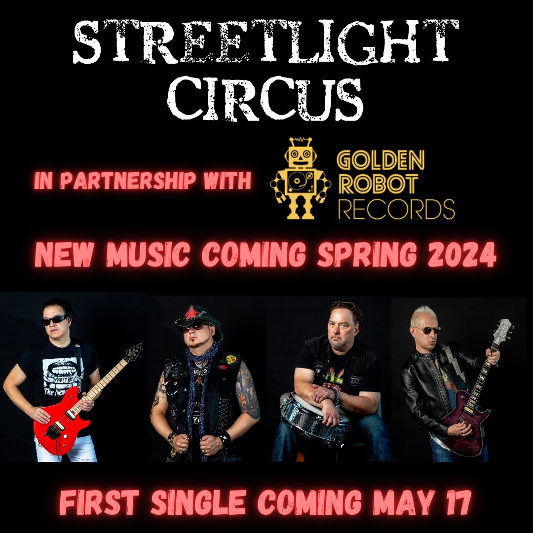 Streetlight Circus (@slcircus) on Twitter photo So we did a thing! Streetlight Circus is proud to announce our new signing with <a href="/GoldenRobotRcds/">Golden Robot Records</a> for the distribution of our brand new EP coming this spring! First single out May 17!! So we did a thing! Streetlight Circus is proud to announce our new signing with <a href="/GoldenRobotRcds/">Golden Robot Records</a> for the distribution of our brand new EP coming this spring! First single out May 17!!