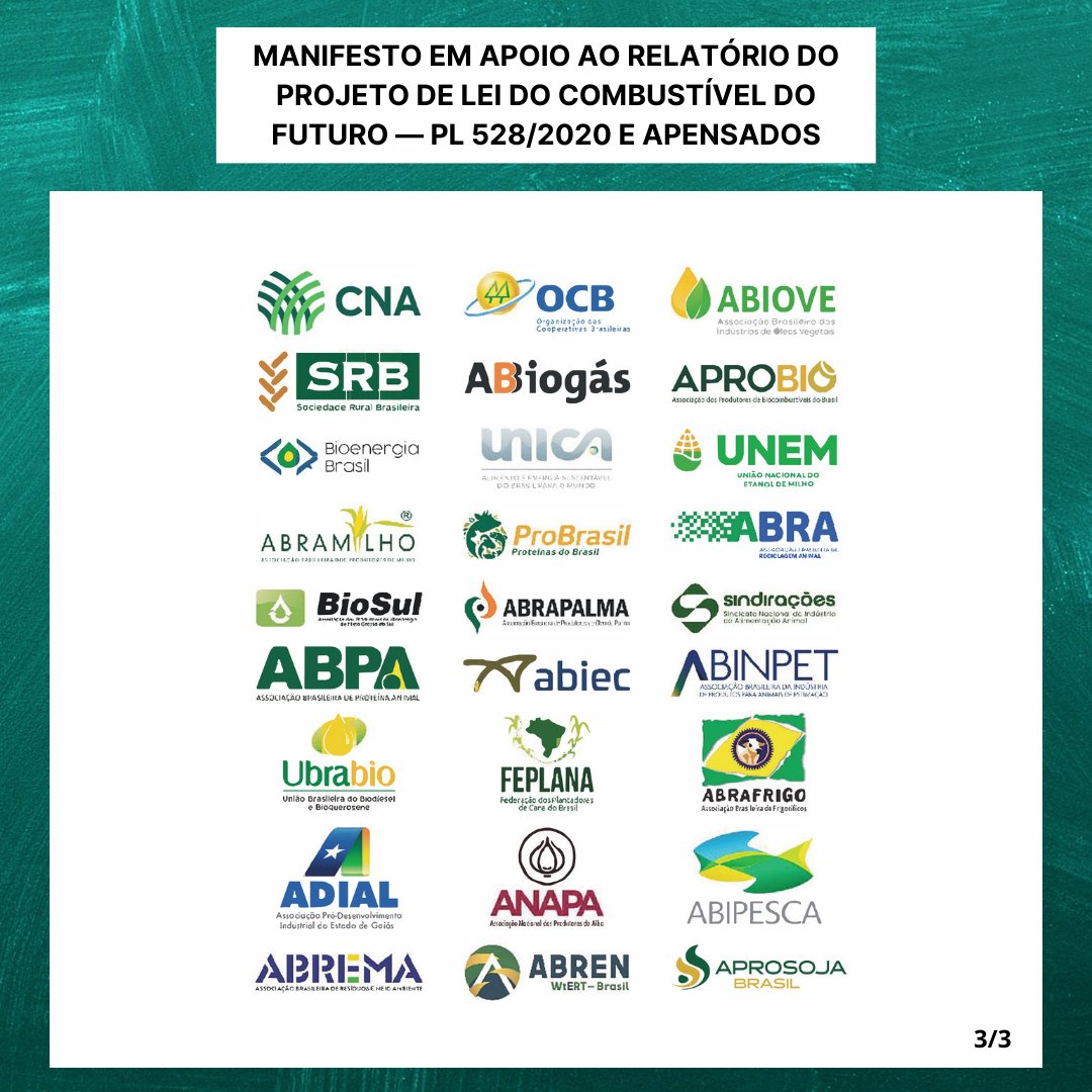 Fpbiodiesel's tweet photo. O PL Combustível do Futuro, relatado pelo deputado Arnaldo Jardim e apoiado pela #FPBio, frente parlamentar presidida pelo deputado Alceu Moreira, deverá ser votado na próxima semana pelo plenário da Câmara dos Deputados. https://t.co/ZL0ovPJcXs