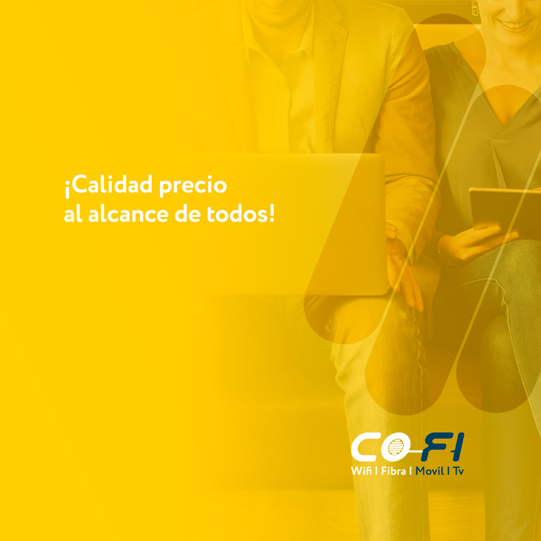 ¡En Co-Fi queremos proporcionarte la mejor calidad de internet al mejor precio del mercado! 🌟

🌐 co-fi.es
#cadiz #chiclana #wifi #andalucia #internet #fibra #tv #cofi #conexion #altavelocidad #movil #telefonia #tarifa
