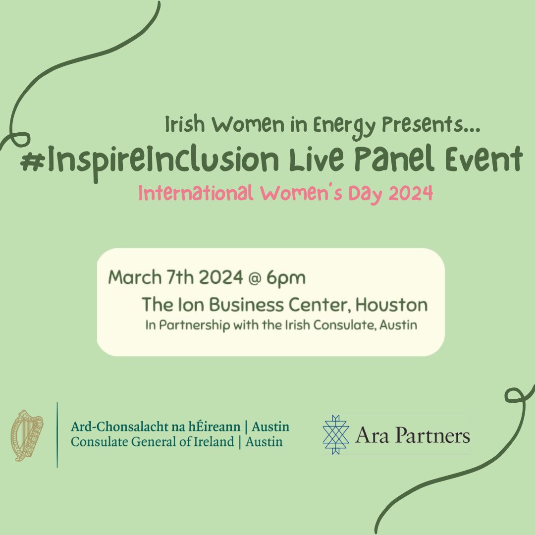IrishNetworkHOU's tweet photo. A great event for IWD and the global Irish! To attend:

https://t.co/tcFbWcCvxU https://t.co/0AuCecBm1w