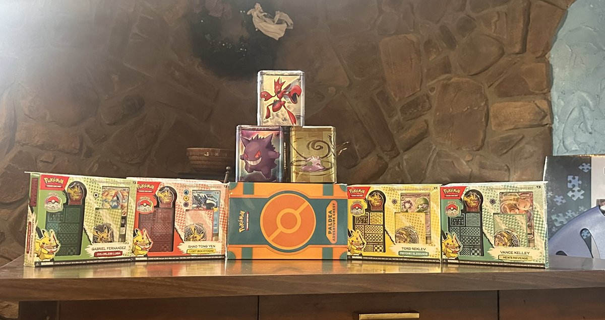 daydreamgames07's tweet photo. Tomorrow is the release of the new 2024 Pokémon Stack tins, the 2023 Championship decks, and Paldea Adventure Chest! https://t.co/bq52g3IzVf
