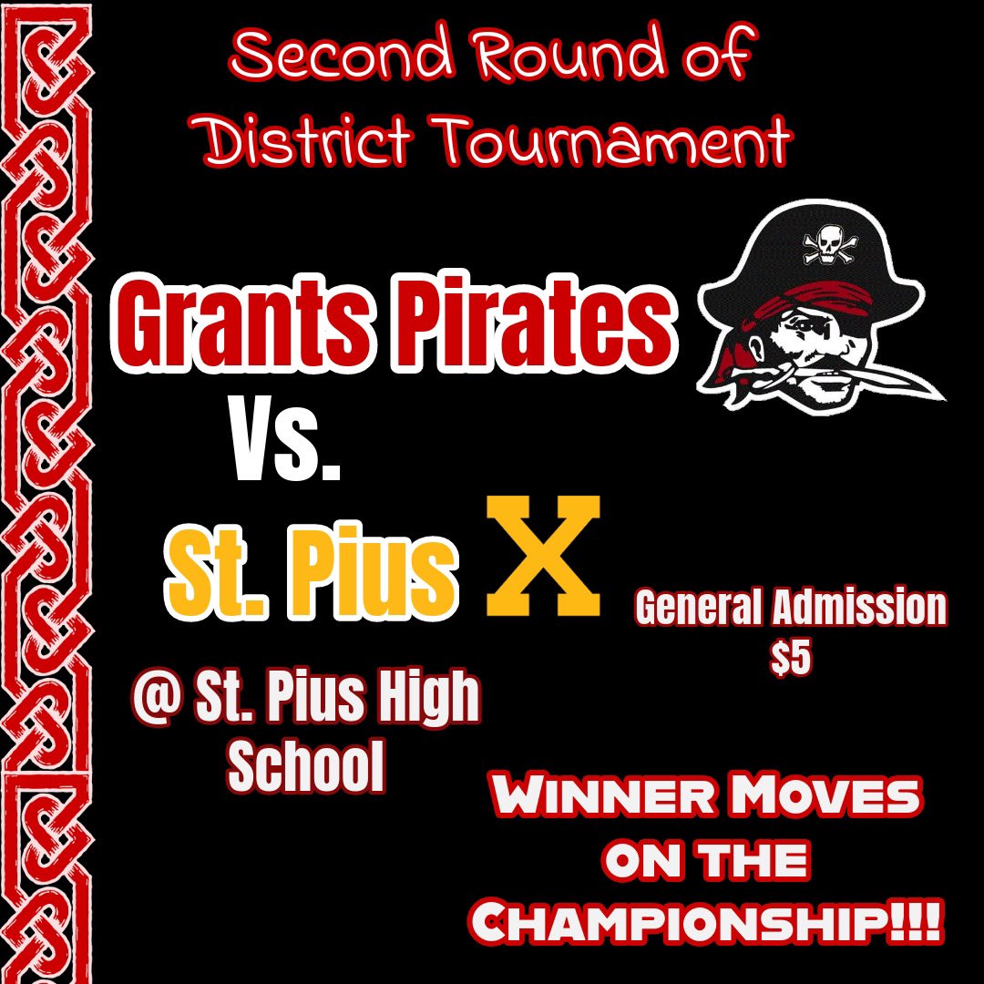 Pirates in the second round of districts
📍 St Pius High