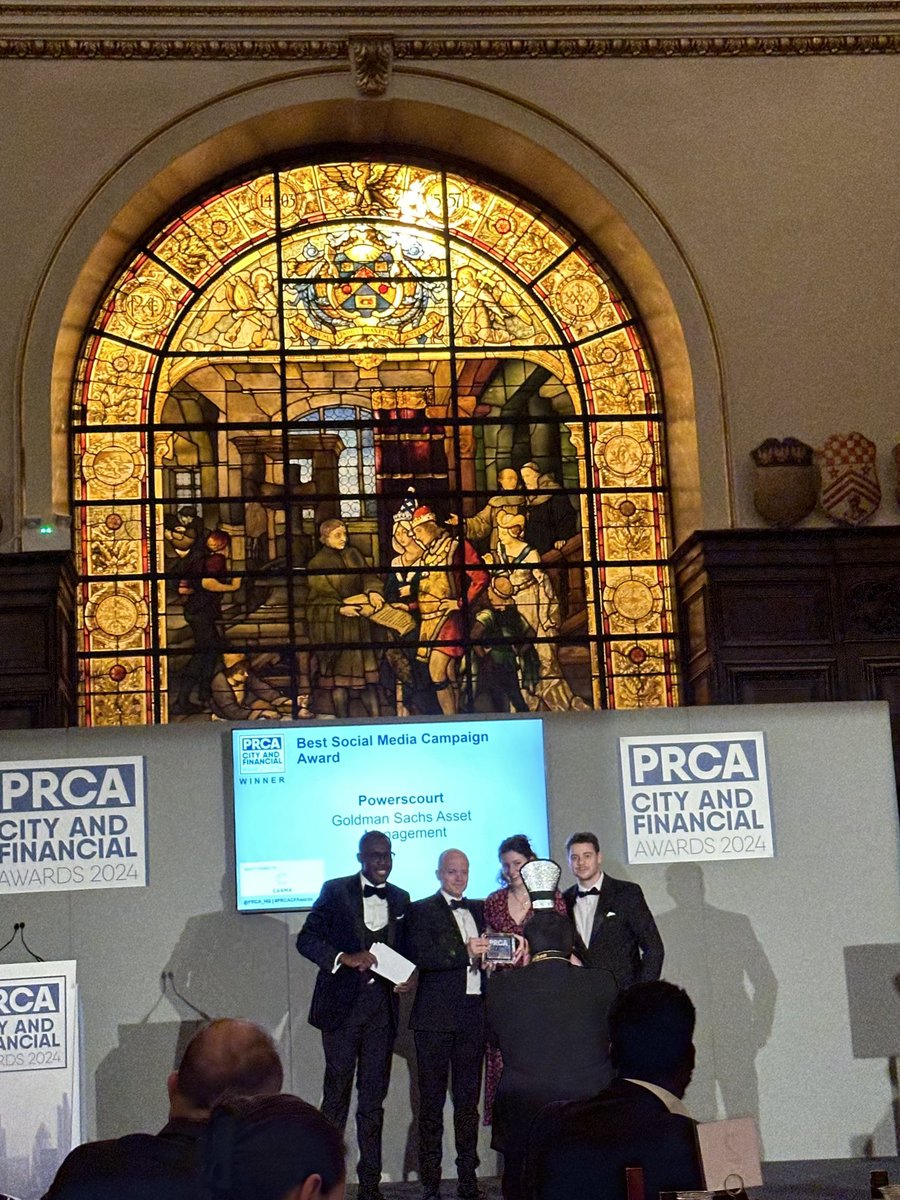 Well done ⁦@NathanMchugh⁩ and congratulations to ⁦@Powerscourt_Grp⁩ from all of us at ⁦@CARMA⁩ for your win in the best social media category - with great measurement and evaluation - just what we like to hear! #prcacfawards
