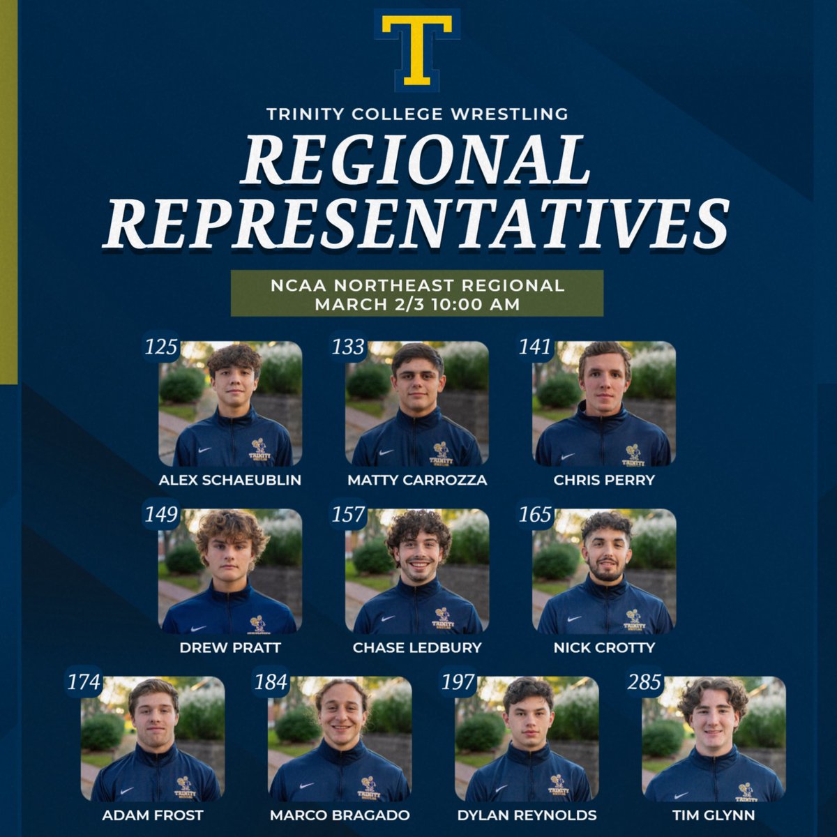 Trinity College Wrestling tweet media